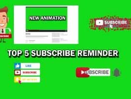  Subscribe Reminder Pack of 5 
